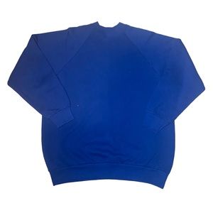 Vintage Fruit of the Loom Sweatshirt Blank XL Crewneck 50/50 Raglan USA Made